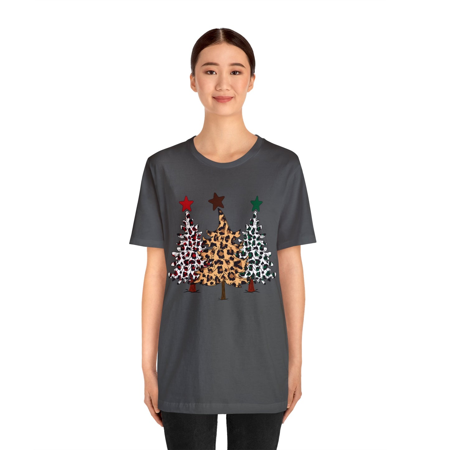 Pine Leopard Christmas Tree Trio