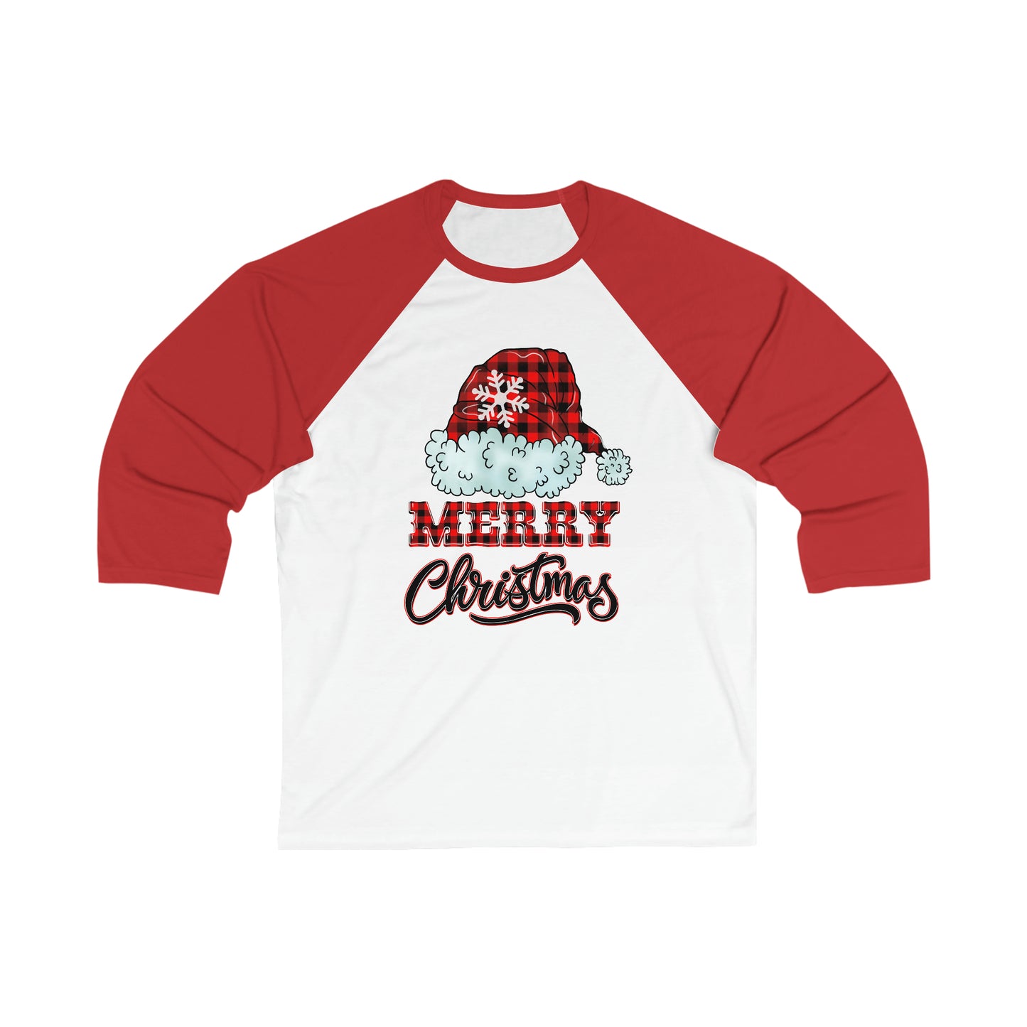 Merry Christmas Baseball Tee