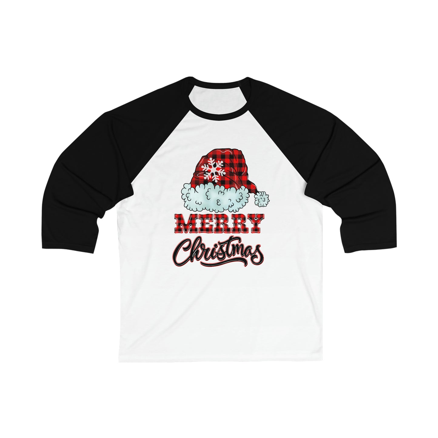 Merry Christmas Baseball Tee