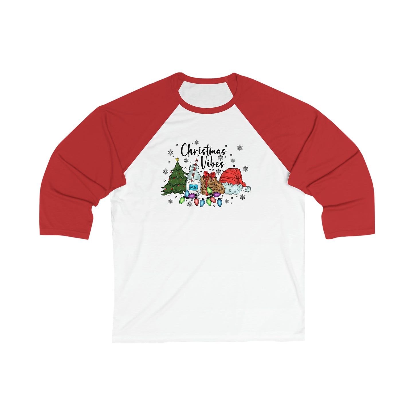 Christmas Vibes Baseball Tee