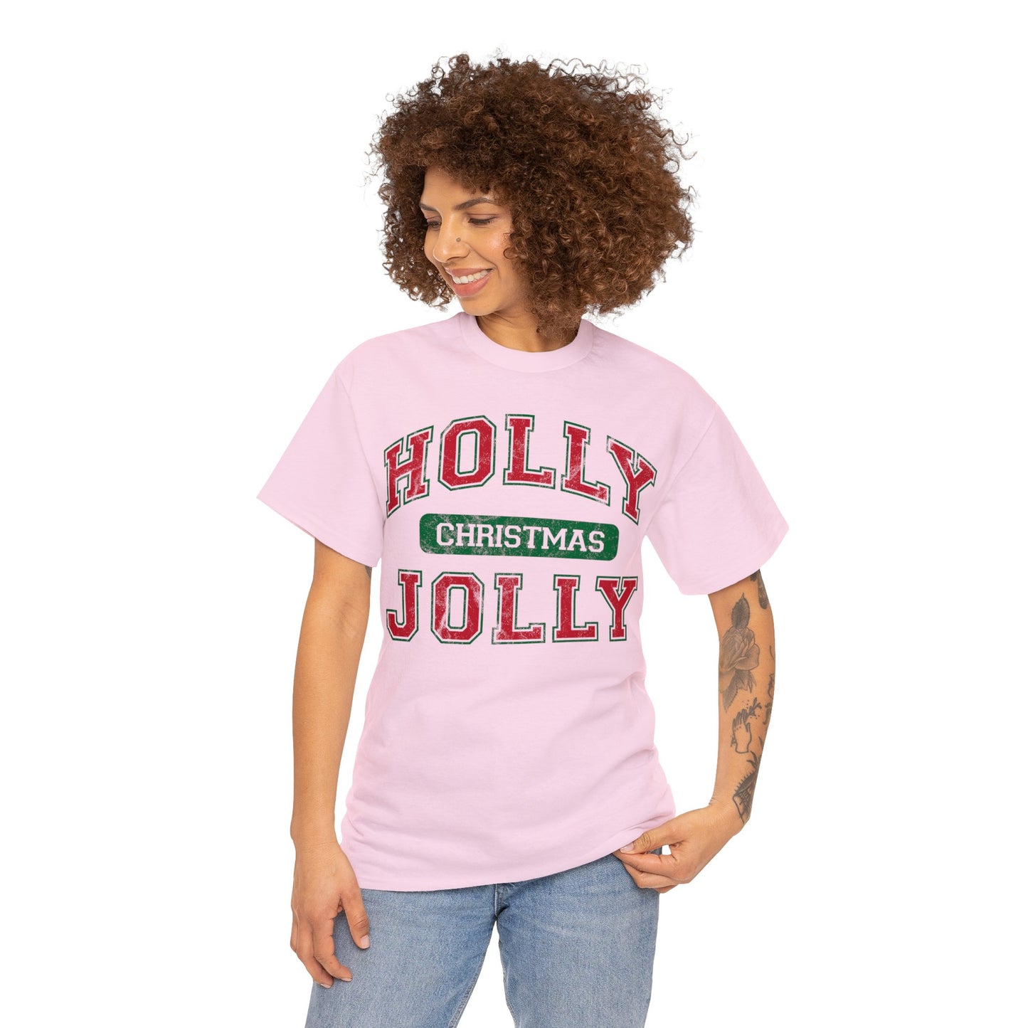 Holly Jolly Christmas Distressed