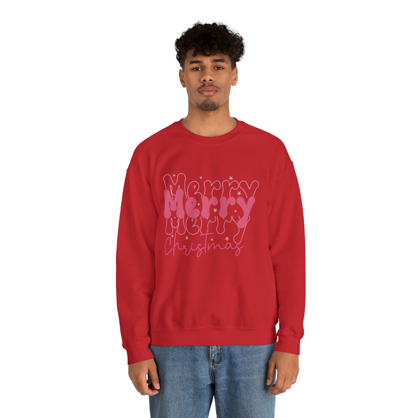 Merry Merry Christmas Crewneck Sweatshirt