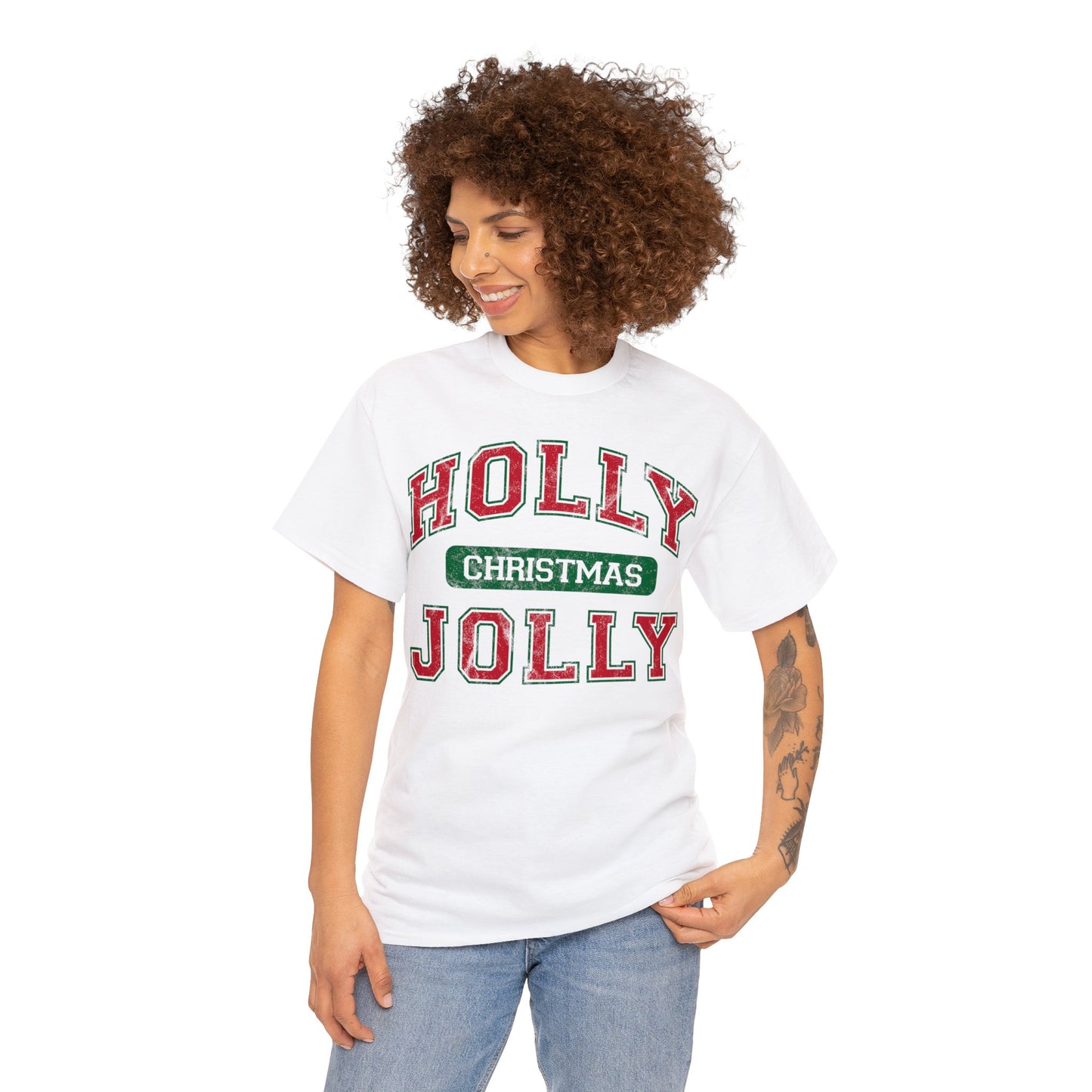 Holly Jolly Christmas Distressed